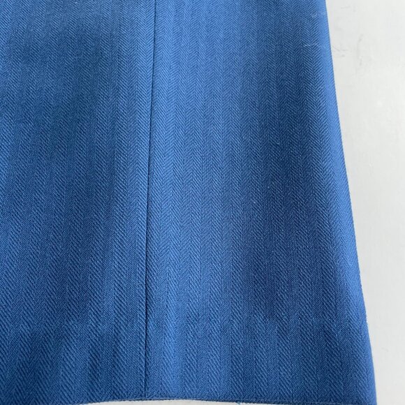 Pendleton Women’s Flat Front Trousers Slacks Pants Size 10 Blue 100%‎ Wool Lined - Picture 11 of 14